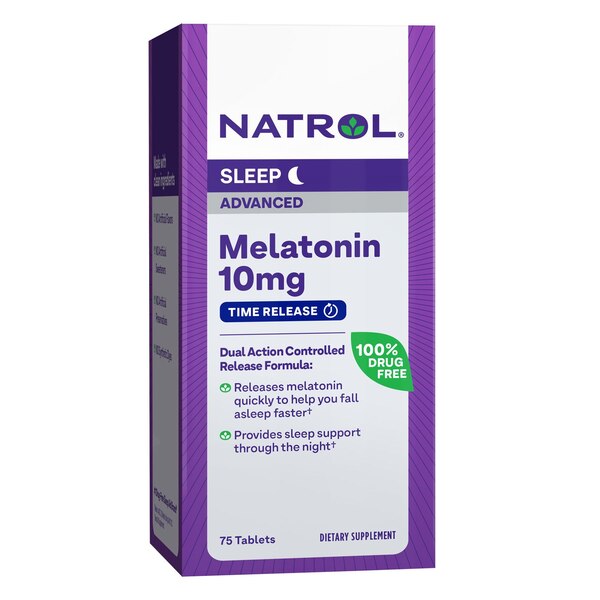 Natrol Advanced Sleep Melatonin 10mg, 75 CT