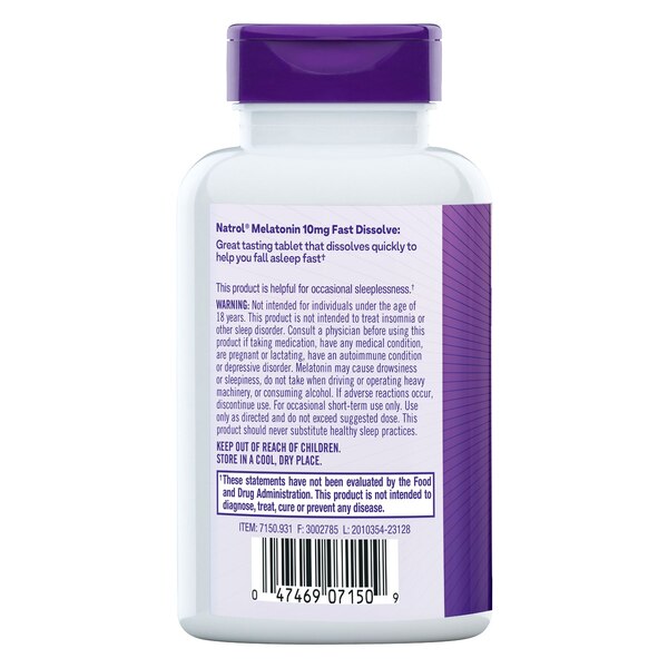 Natrol Melatonin Strawberry Tablets, 100 CT
