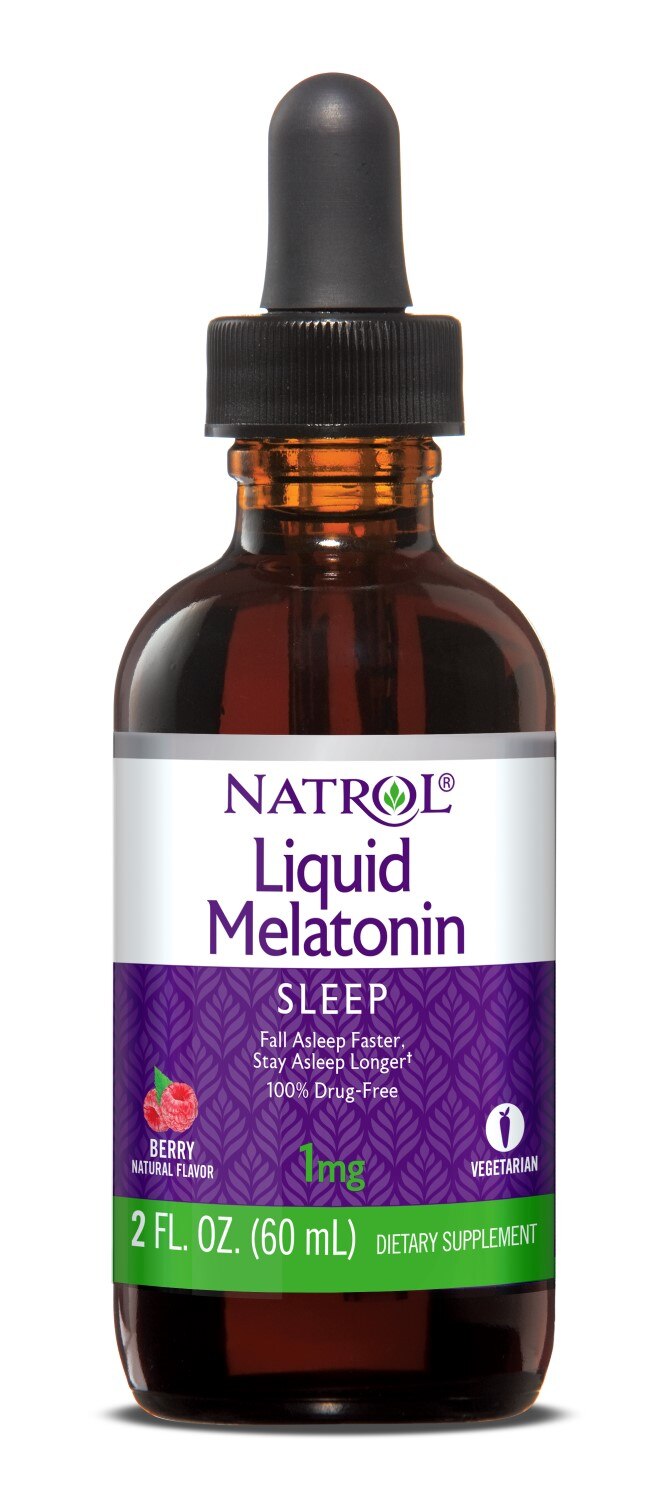 Natrol Liquid Melatonin, Berry, 2 OZ