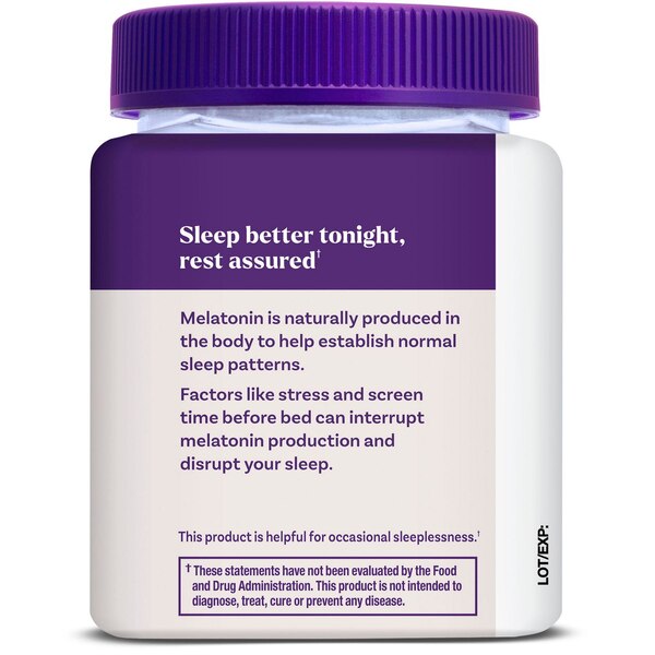 Natrol Melatonin 5 MG Gummies, Strawberry, 60 CT