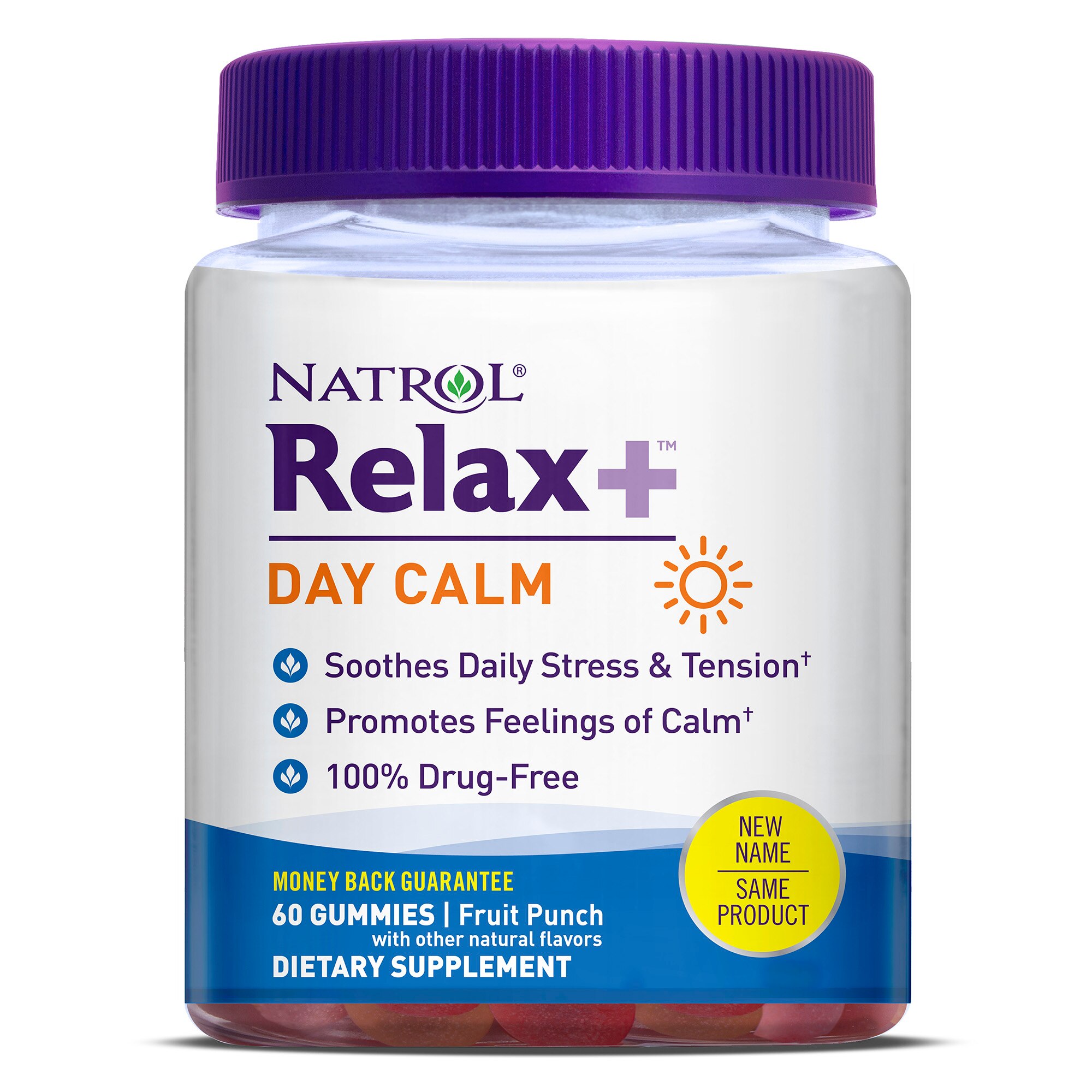 Natrol Relax+ Day Calm Gummies, 60 CT