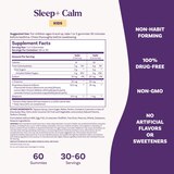 Natrol Kids Sleep Calm, Strawberry, 60 CT, thumbnail image 2 of 4