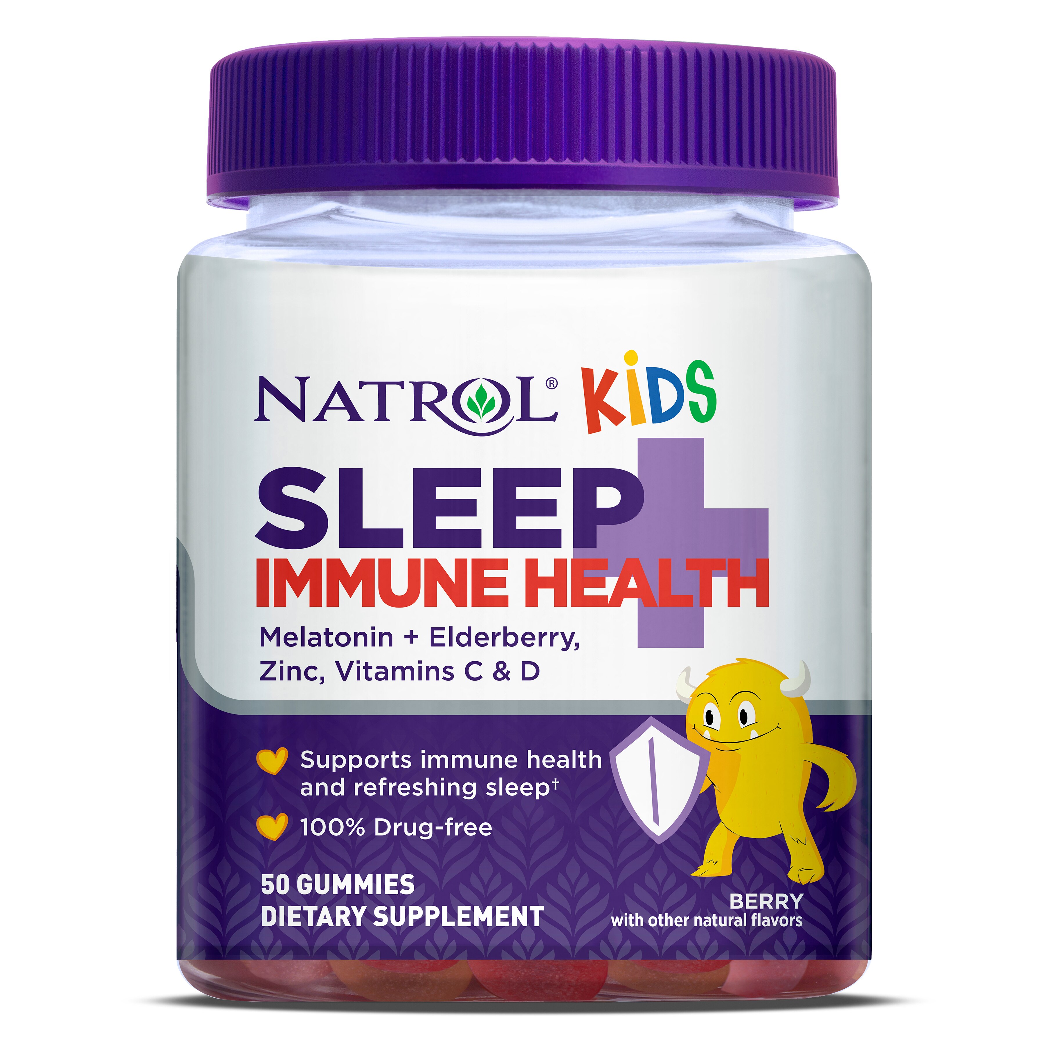 Natrol Sleep + Immune Health Kids 1MG Gummies, 50 CT