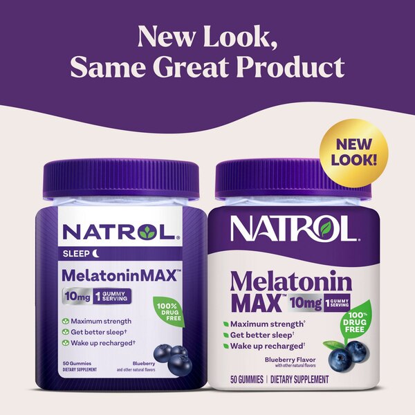 Natrol Melatonin Max 10mg Gummy, 50 CT