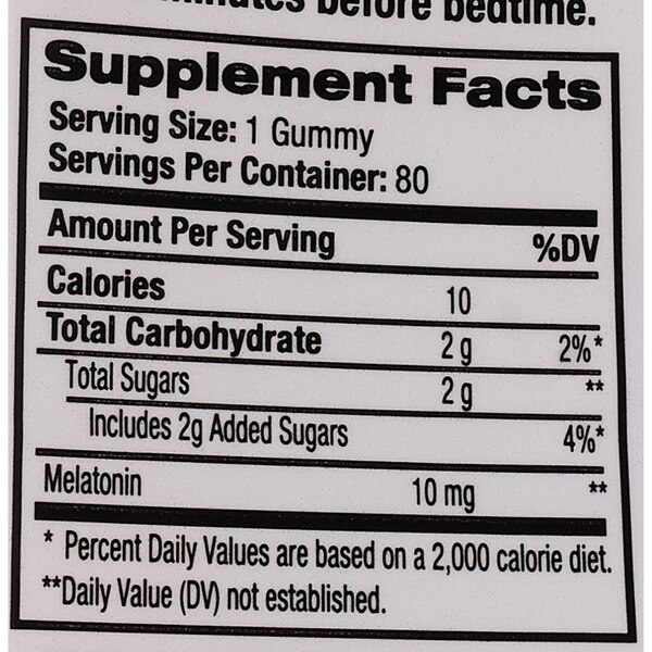 Natrol Melatonin Max 10mg Gummies, 80 CT