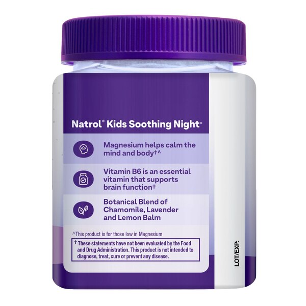 Natrol Kids Soothing Nights Gummy - Bedtime without Melatonin, 30 CT