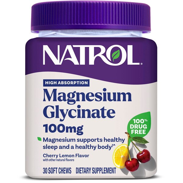 Natrol Magnesium Glycinate Soft Chew, 30 CT