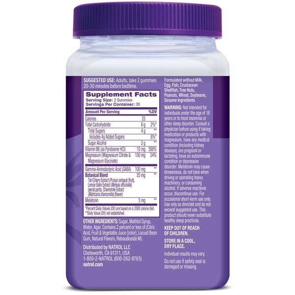 Natrol Melatonin Free Soothing Night, 60 CT