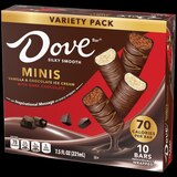 Dove, Mini Ice Cream Bars Variety Pack, 10 ct, 7.5 oz, thumbnail image