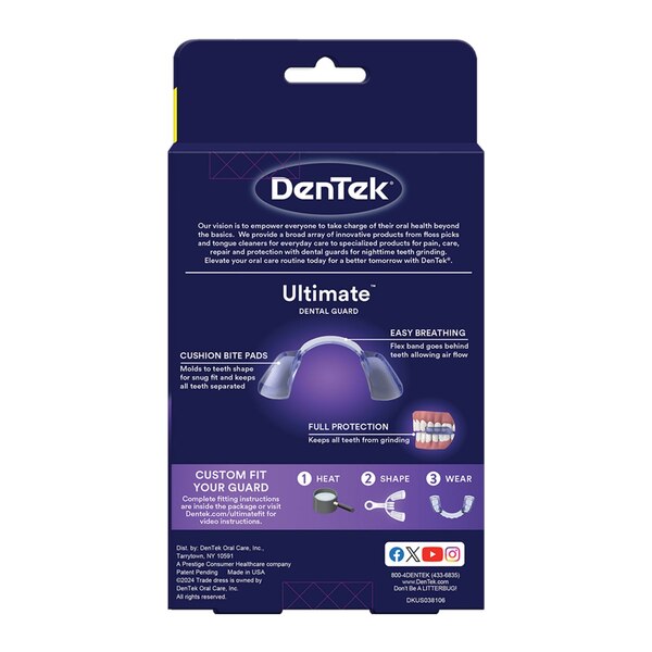 Dentek Ultimate Dental Guard, Full Protection and Custom Fit