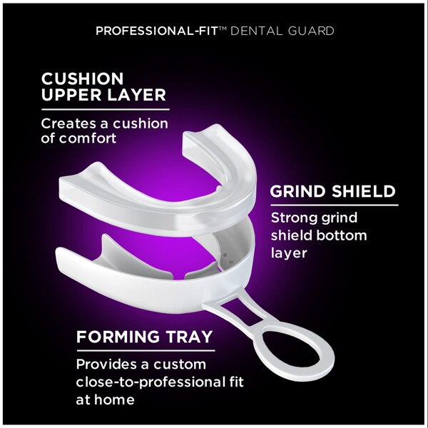 DenTek Professional-Fit Dental Guard, Maximum Protection for Bruxism, Nighttime Teeth Grinding