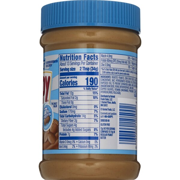 Skippy Creamy Peanut Butter Spread, 16.3 oz