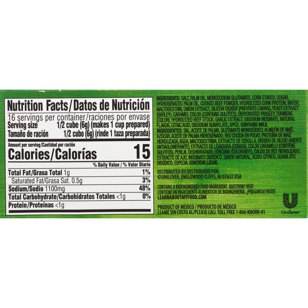 Knorr Bouillon Cubes, Beef, 3.1 OZ, 8 CT