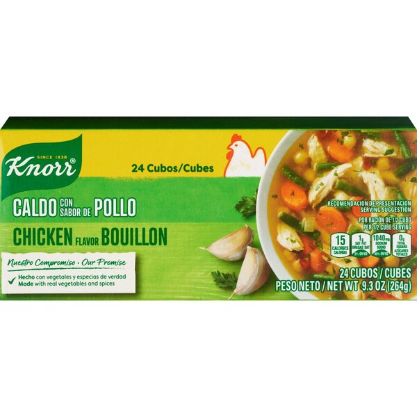 Knorr Chicken Bouillon Cubes, 9.3 OZ