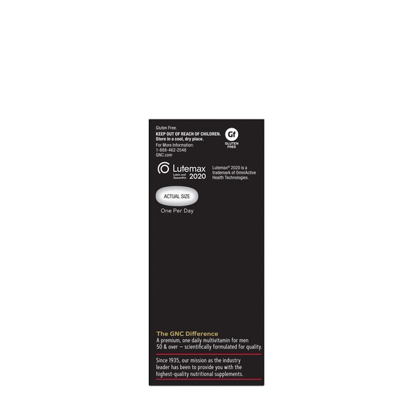 GNC Mega Men 50-Plus One Daily Multivitamin Value Size, 60 Tablets