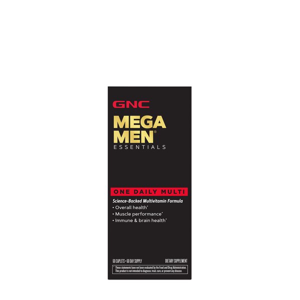 GNC Mega Men One Daily Multivitamin, 60 Tablets