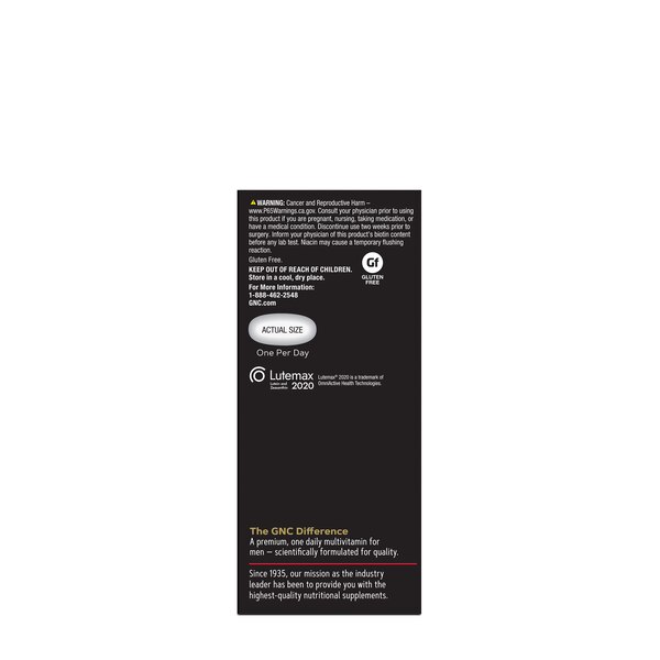 GNC Mega Men One Daily Multivitamin, 60 Tablets