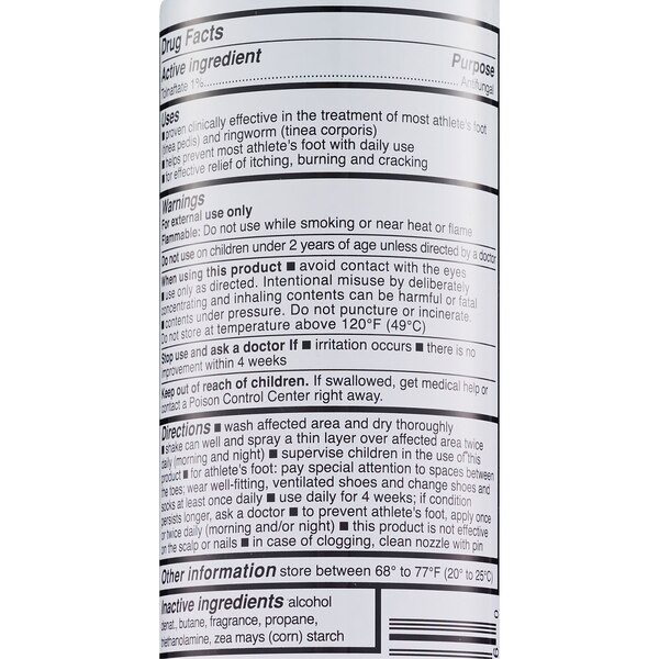 Personal Care Antifungal Powder Spray For Athlete's Foot