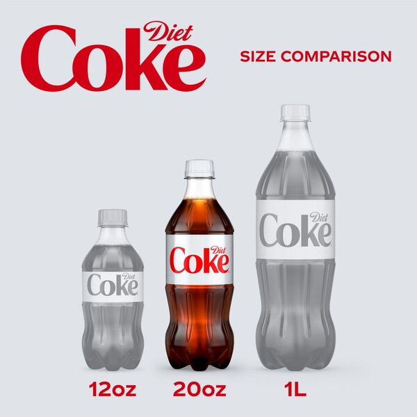 Diet Coke Soda Soft Drink, 20 oz