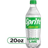 Sprite Lemon Lime Soda Soft Drink, 20 oz, thumbnail image