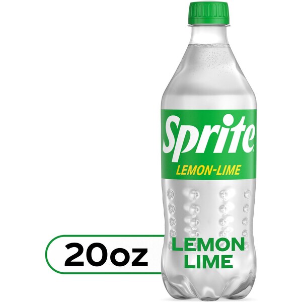 Sprite Lemon Lime Soda Soft Drink, 20 oz