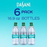 Dasani, Purified Water Bottles, 6 ct, 16.9 fl oz, thumbnail image
