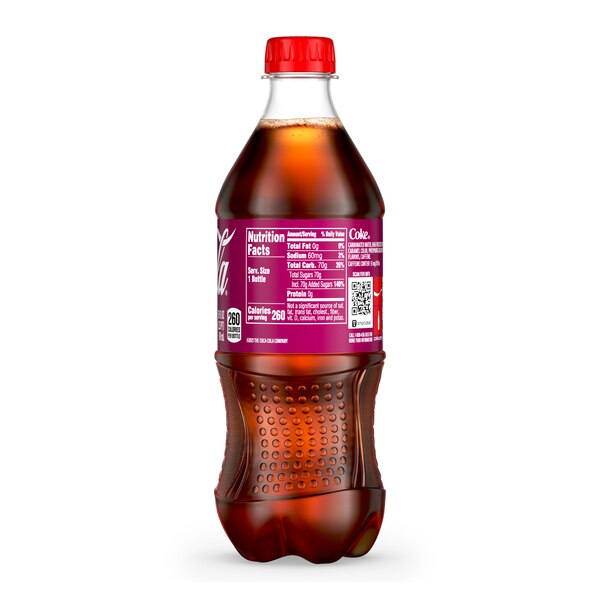 Coca-Cola Soft Drink, Cherry, 20 oz
