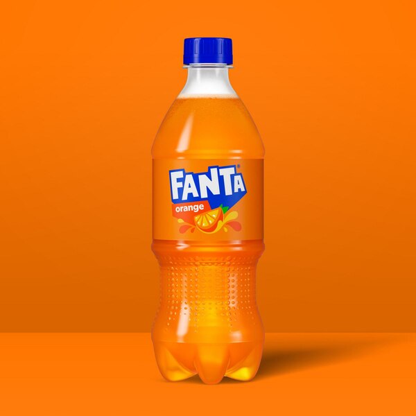 Fanta Orange Soda Fruit Flavored Soft Drink, 20 OZ