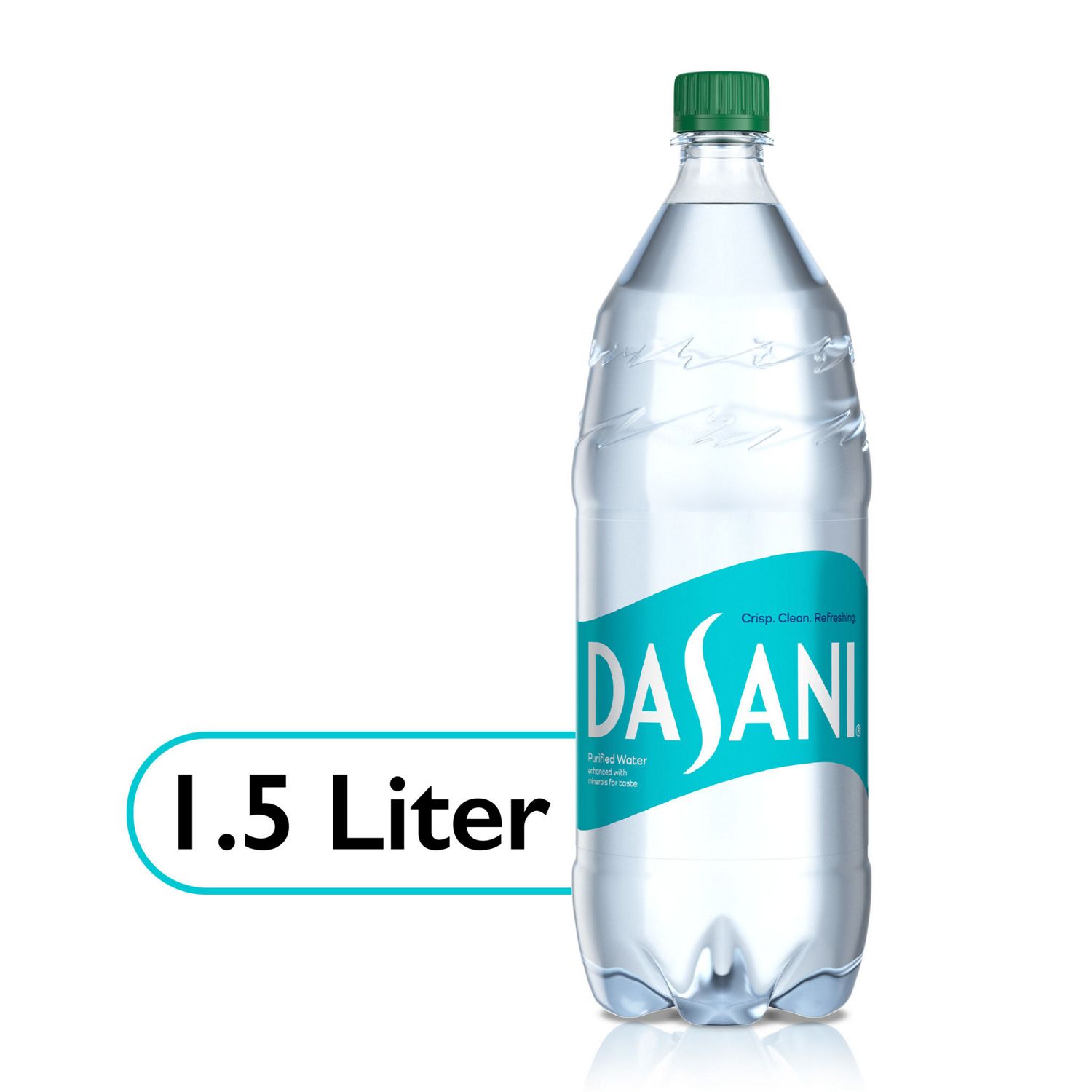 Dasani, Purified Water Bottle, 1.5 Liters