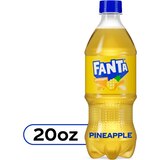Fanta Pineapple Soda Bottle, 20 fl oz, thumbnail image