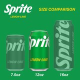 Sprite Lemon Lime Soda Soft Drinks, 12 ct, Cans, 12 oz, thumbnail image