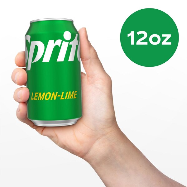 Sprite Lemon Lime Soda Soft Drinks, 12 ct, Cans, 12 oz