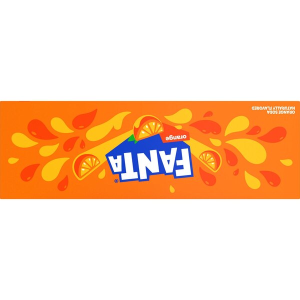 Fanta Orange Soda Fruit Flavored Soft Drink, 12 OZ Cans , 12 PK