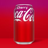 Coca-Cola Cherry Soda Soft Drink, 12 OZ Cans, 12 PK, thumbnail image