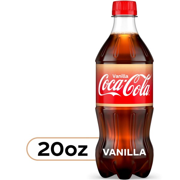 Coca-Cola Vanilla Soda Soft Drink, 20 OZ