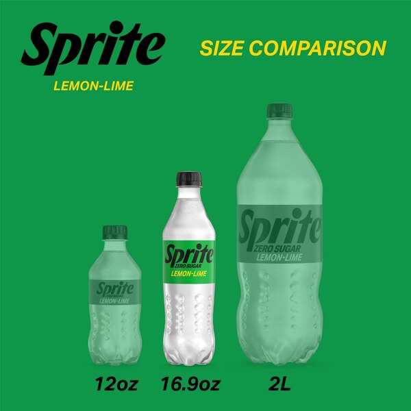 Sprite Zero Sugar Bottles, 16.9 fl oz, 6 Pack