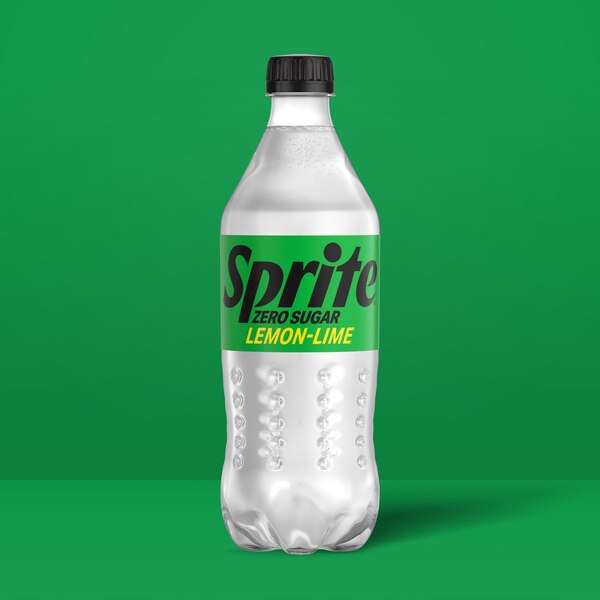 Sprite Zero Sugar Lemon Lime Diet Soda Pop Soft Drink, 20 oz