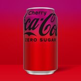 Coca-Cola Zero Cherry Diet Soda Soft Drink, 12 OZ Cans, 12 PK, thumbnail image