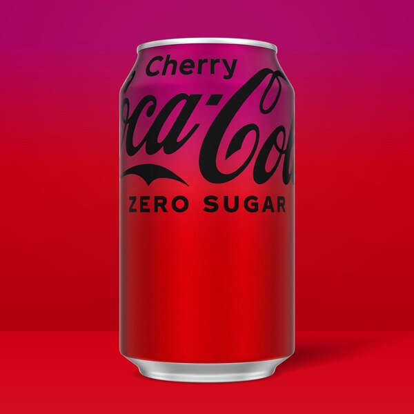 Coca-Cola Zero Cherry Diet Soda Soft Drink, 12 OZ Cans, 12 PK