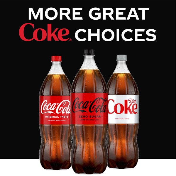 Coke Zero Sugar Diet Soda Soft Drink, 67.6 OZ