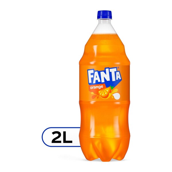 Fanta Orange Soda Fruit Flavored Soft Drink, 67.6 OZ