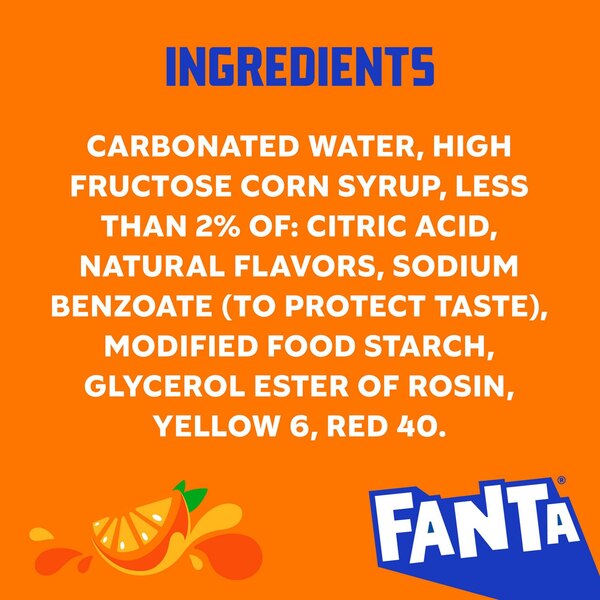 Fanta Orange Soda Fruit Flavored Soft Drink, 67.6 OZ