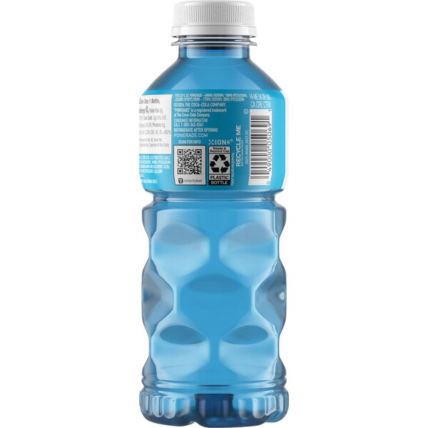 Powerade Zero Mixed Berry Blast, ION4 Electrolyte Enhanced Zero Sugar and Calorie Sports Drink, 20 OZ