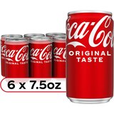 Coca-Cola Cans, 7.5 fl oz, 6 Pack, thumbnail image