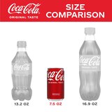 Coca-Cola Cans, 7.5 fl oz, 6 Pack, thumbnail image