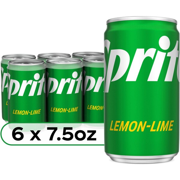 Sprite Cans, 7.5 fl oz, 6 Pack