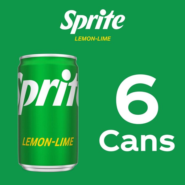 Sprite Cans, 7.5 fl oz, 6 Pack