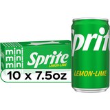 Sprite, Mini Cans, 10 ct, 7.5 oz, thumbnail image