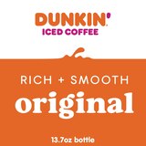 Dunkin' Original Iced Coffee Bottle, 13.7 OZ, thumbnail image