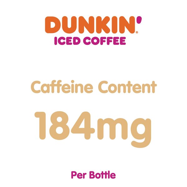 Dunkin' French Vanilla Iced Coffee Bottle, 13.7 OZ
